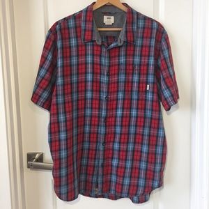 Vans- Men’s Plaid Button Down Shirt.  Size XL.